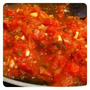 Homemade from scratch tomato sauce for the Gerson Diet #vegetarian #vegan #healthy