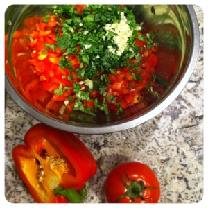 salsa fresca - fresh for the Gerson Diet #vegetarian #vegan #healthy #organic